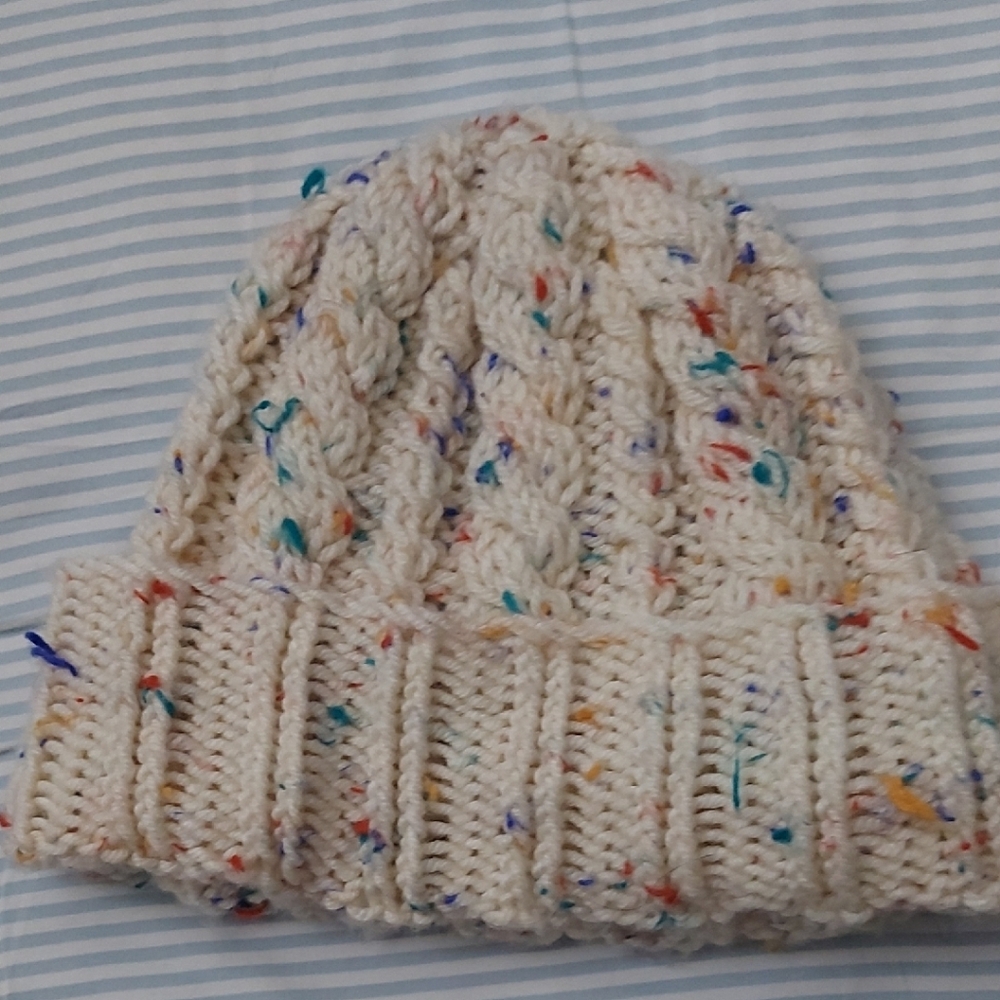 Cozy Speckled Knit Kids Beanie